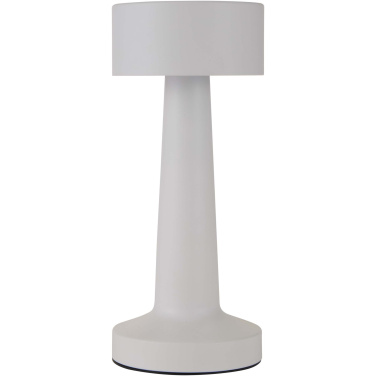 Logo trade advertising products image of: Aludra rechargeable dimmable table lamp with 3 light modes