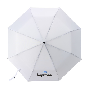 Logo trade promotional products image of: Michigan foldable RCS RPET umbrella 21 inch