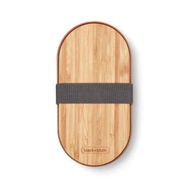 Logo trade promotional giveaways image of: Black+Blum Stainless Steel Double Bento Box