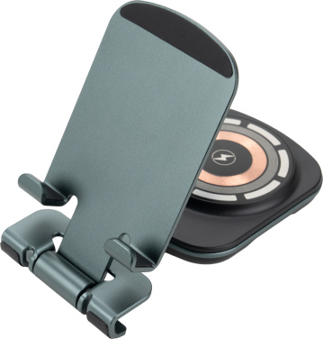 Logotrade promotional gift picture of: Phone holder with wireless charger