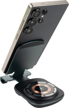 Logo trade promotional gifts picture of: Phone holder with wireless charger