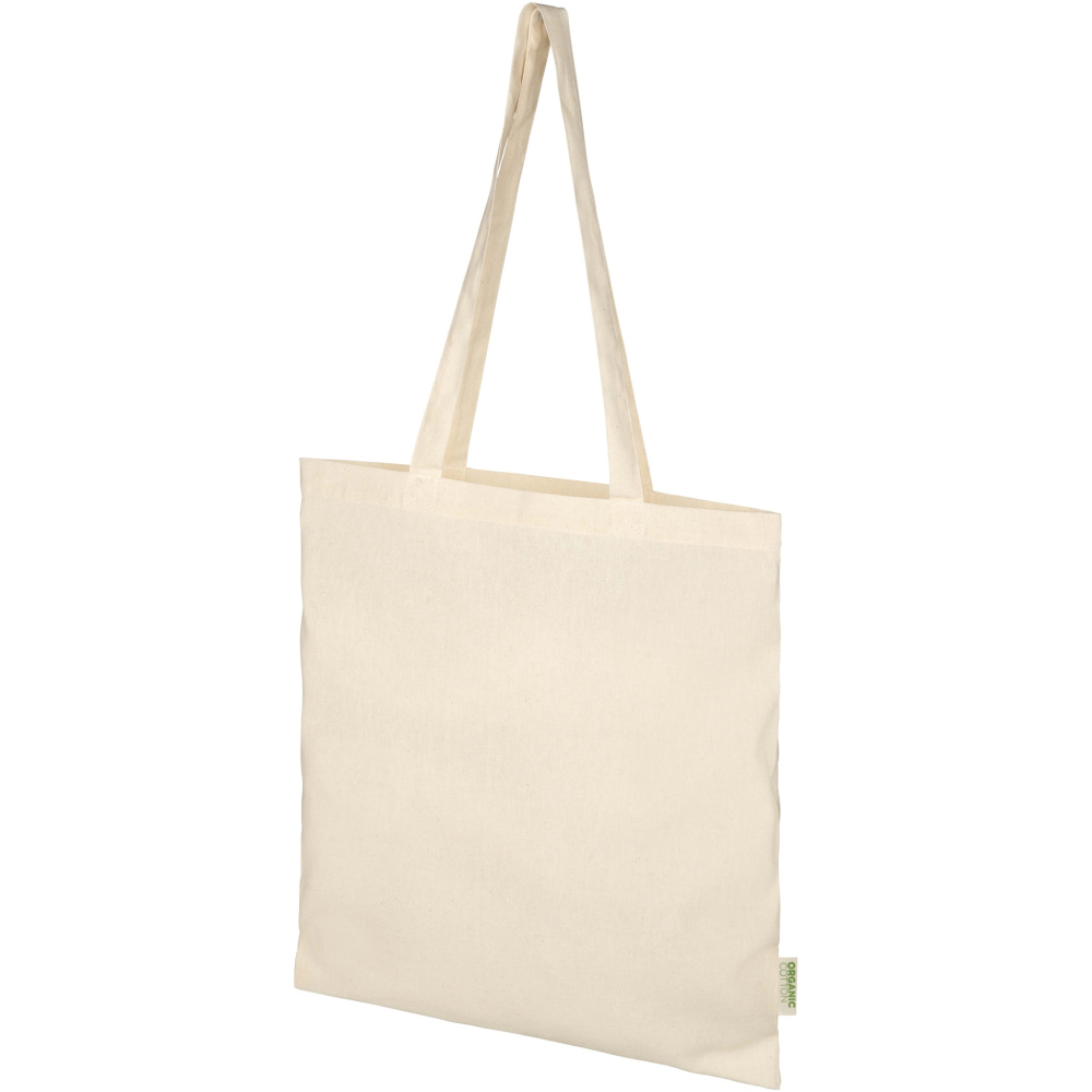 Logotrade promotional giveaway image of: Odisha 100 g/m² OCS organic tote bag 7L