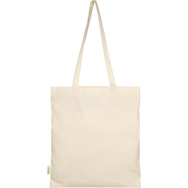 Logo trade corporate gifts picture of: Odisha 100 g/m² OCS organic tote bag 7L