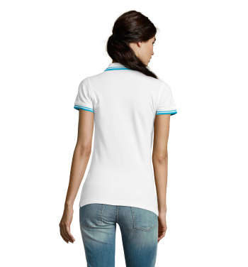 Logo trade promotional gifts image of: PASADENA women polo 200g