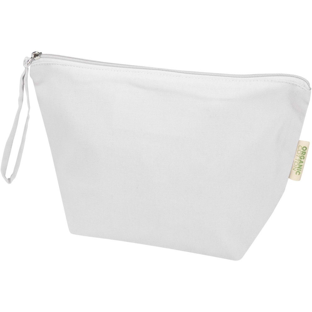 Logo trade promotional giveaways picture of: Odisha 180 g/m² OCS organic large accessory pouch 3L