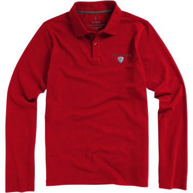 Logo trade corporate gift photo of: Oakville long sleeve men's polo