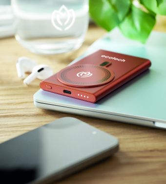 Logo trade corporate gifts picture of: Wireless charger power bank