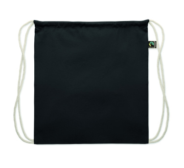 Logotrade promotional merchandise image of: Drawstring bag Fairtrade 180gr