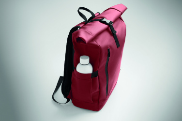Logotrade advertising product picture of: Rolltop laptop rucksack 600D