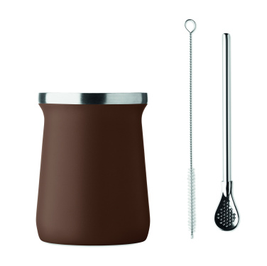 Logo trade advertising products image of: Yerba mate tea cup