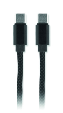 Logo trade promotional giveaways picture of: Braided magnetic cable in RPET