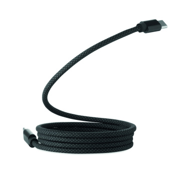 Logotrade business gift image of: Braided magnetic cable in RPET