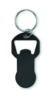 Logo trade business gifts image of: Recycled aluminium bottle opener