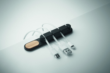 Logo trade promotional gifts picture of: Silicone cable organiser