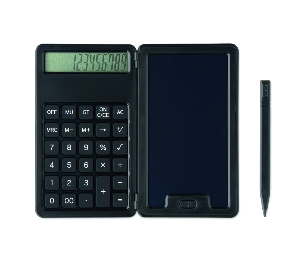 Logotrade promotional giveaway picture of: Calculator with LCD tablet