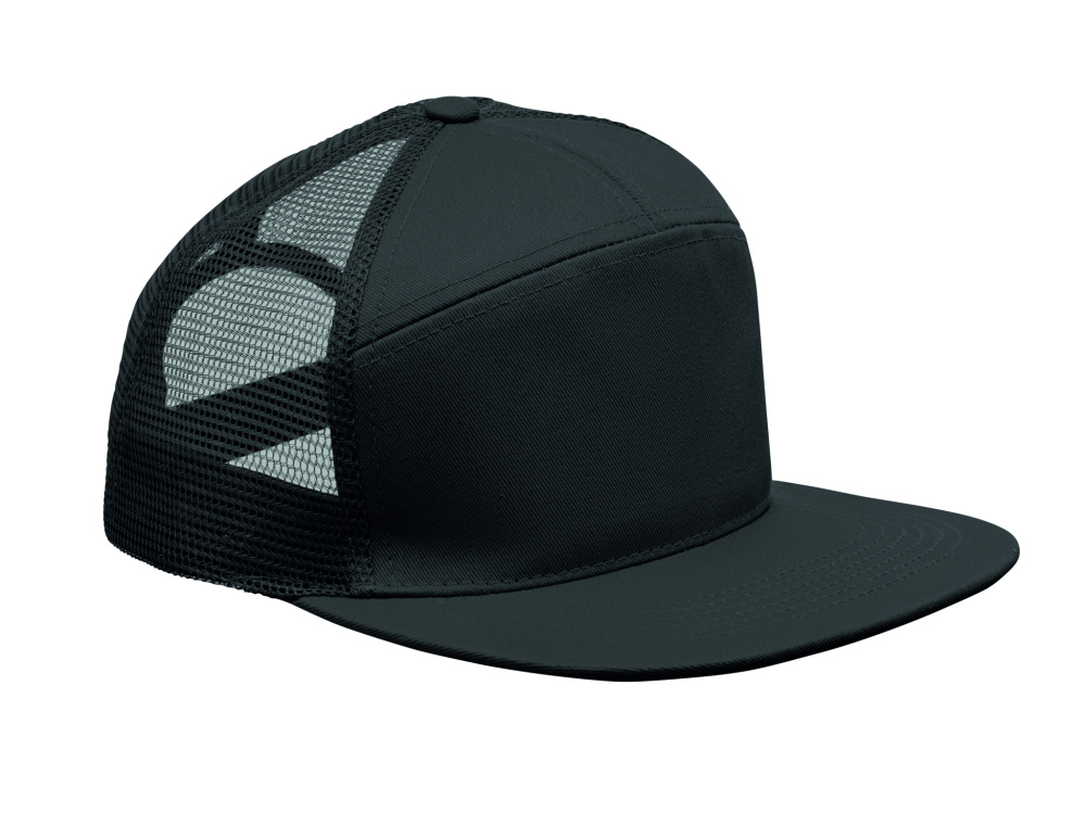 Logotrade promotional gift picture of: 7 panel flat visor cap