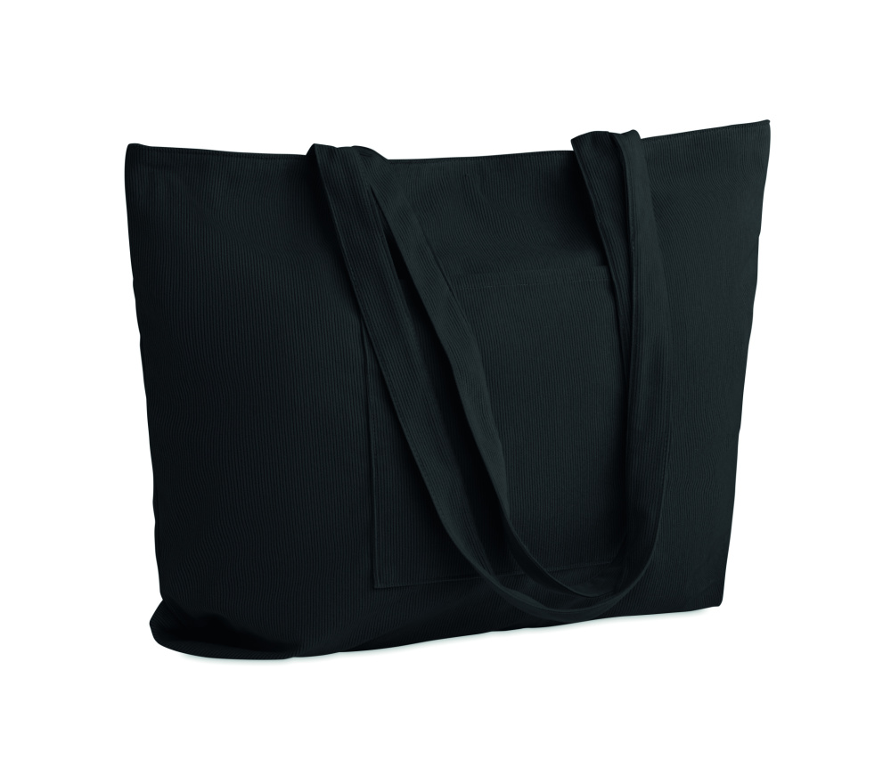 Logotrade promotional merchandise picture of: Corduroy large shopping bag