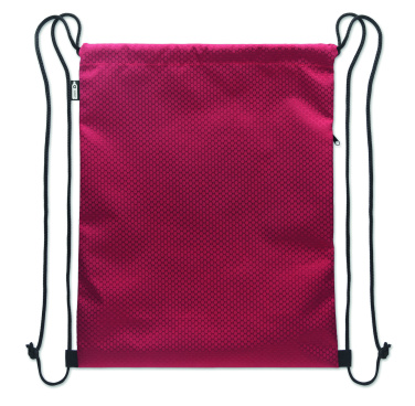 Logotrade business gift image of: Drawstring bag in 420D RPET