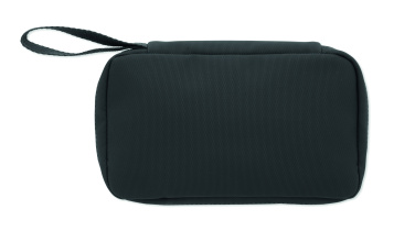 Logo trade business gifts image of: Toiletry bag 600D RPET
