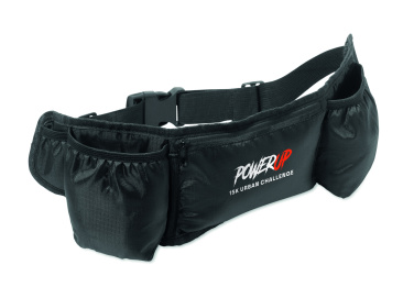 Logo trade corporate gift photo of: Sports waist bag 420D RPET