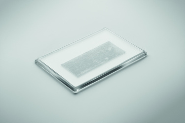 Logo trade promotional giveaways picture of: Acrylic photo magnet rectangula