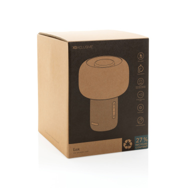 Logotrade promotional giveaways photo of: Lux RCS recycled plastic 10W speaker lamp