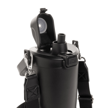 Logotrade business gift image of: Avira Ayala RCS re-steel duosip lockable crossbody tumbler