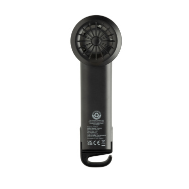 Logotrade promotional merchandise photo of: Twist RCS recycled plastic re-chargeable portable fan