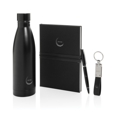 Logo trade promotional gift photo of: Swiss Peak RCS deluxe business gift set w/ water bottle