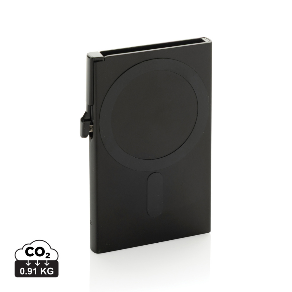 Logo trade promotional merchandise picture of: Standard aluminium RFID magnetic phone cardholder