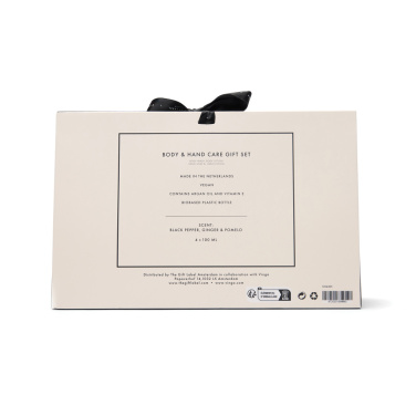 Logo trade corporate gifts image of: VINGA x TGL body and hand care gift set