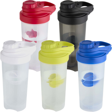 Logo trade promotional giveaways image of: Forza 700 ml sport bottle with shaker ball