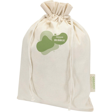 Logotrade business gift image of: Odisha 140 g/m² OCS organic gift bag - 42 x 30 cm