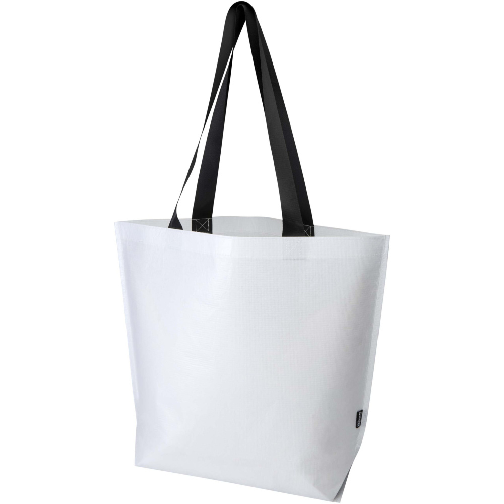 Logotrade corporate gifts photo of: Duo GRS recycled double-laminated oversized tote bag 30L