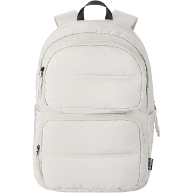 Logotrade promotional giveaway picture of: Puffer 15.6" GRS recycled laptop backpack 18L