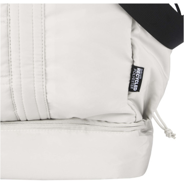 Logotrade business gift image of: Puffer GRS recycled duffel bag with insulated bottom 30L