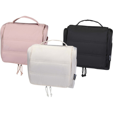 Logotrade advertising product image of: Puffer GRS recycled hangable toiletry bag 8L