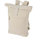Recanvas 14” GRS recycled rolltop backpack 16L, Sandstone