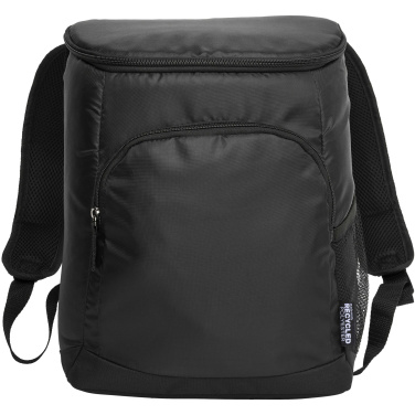 Logo trade promotional item photo of: Chillpack 18-can GRS recycled cooler backpack 16L
