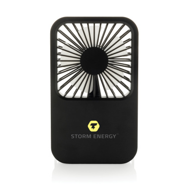 Logotrade advertising products photo of: Aervina RCS recycled plastic re-chargeable desk fan