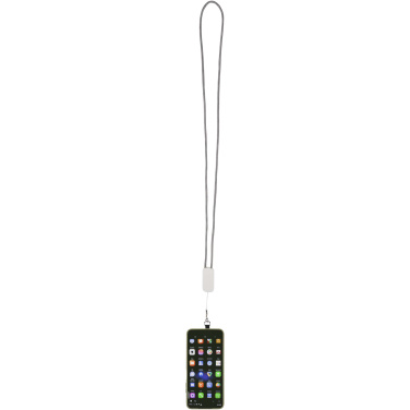 Logotrade business gifts photo of: Anser recycled plastic smartphone lanyard with 27W 5-in-1 built-in cable
