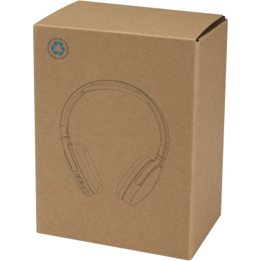 Logo trade promotional products picture of: Ancha recycled plastic over-ear wireless Bluetooth® headset