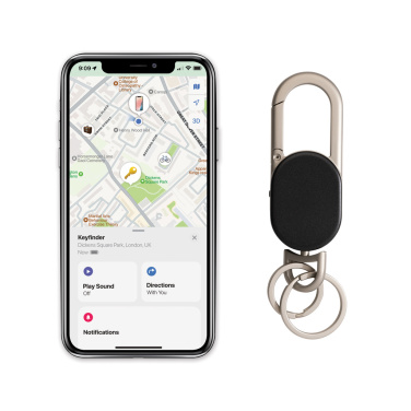 Logotrade corporate gift image of: Keyfinder Dual keychain with worldwide locating