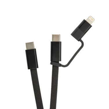 Logotrade business gifts photo of: Arc RCS recycled Ultra-thin 60W 2 in 1 magnetic cable