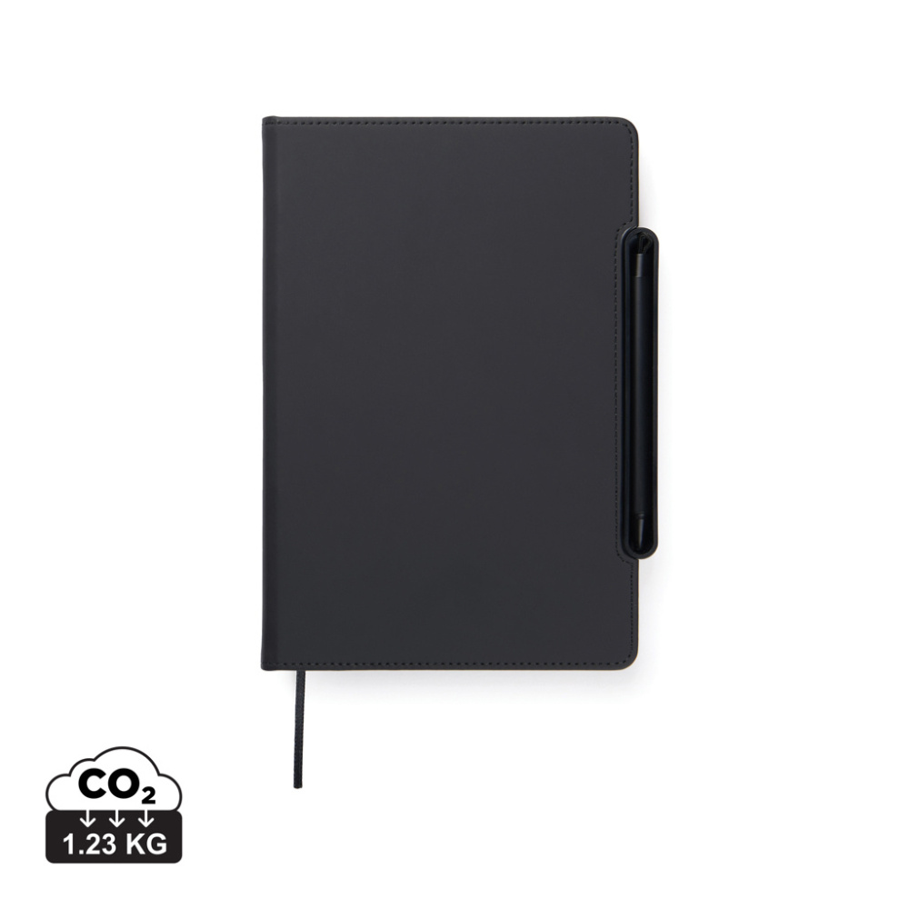 Logo trade promotional items image of: VINGA Baltimore RCS 4-in-1 Refillable Notebook