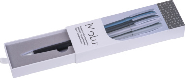 Logo trade promotional products picture of: Metal ballpoint pen Des Moines MoLu