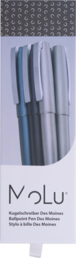 Logo trade promotional gifts image of: Metal ballpoint pen Des Moines MoLu
