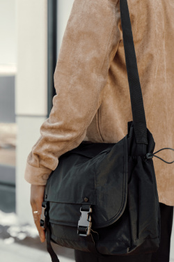 Logotrade corporate gift image of: KENTO URBAN RCS recycled nylon 15.6 inch Messenger