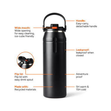 Logo trade promotional giveaways image of: Nordic Drift Trail RCS Insulated sports bottle 940ml