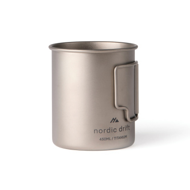 Logo trade corporate gifts picture of: Nordic Drift Trail Ultra Light Titanium 450ml Cup